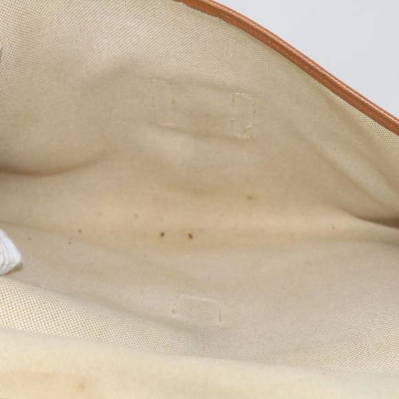 HERMES Clutch Bag Leather Brown Auth bs12425 - Picture 10 of 16